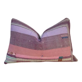 Deo Vintage Lumbar Boho Kantha Pillow