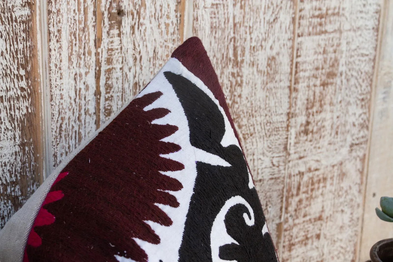 Zarina Gul Suzani Lumbar Pillow - 4