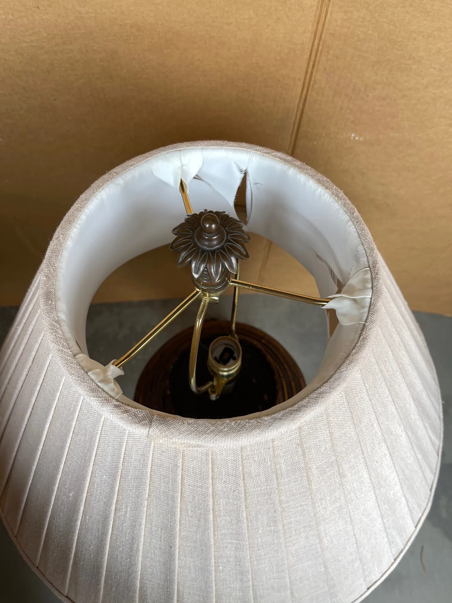 Gabriella Crespi Style Pencil Reed Table Lamp - 5