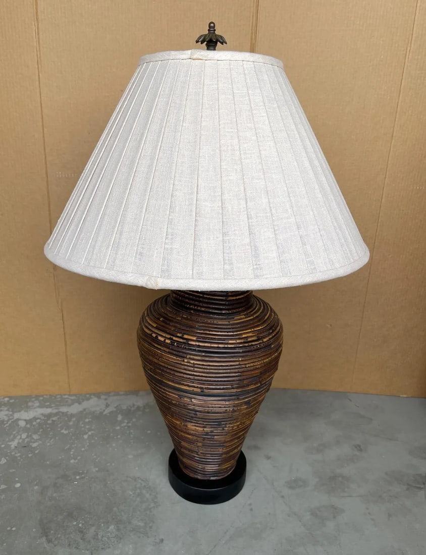 Gabriella Crespi Style Pencil Reed Table Lamp - 7
