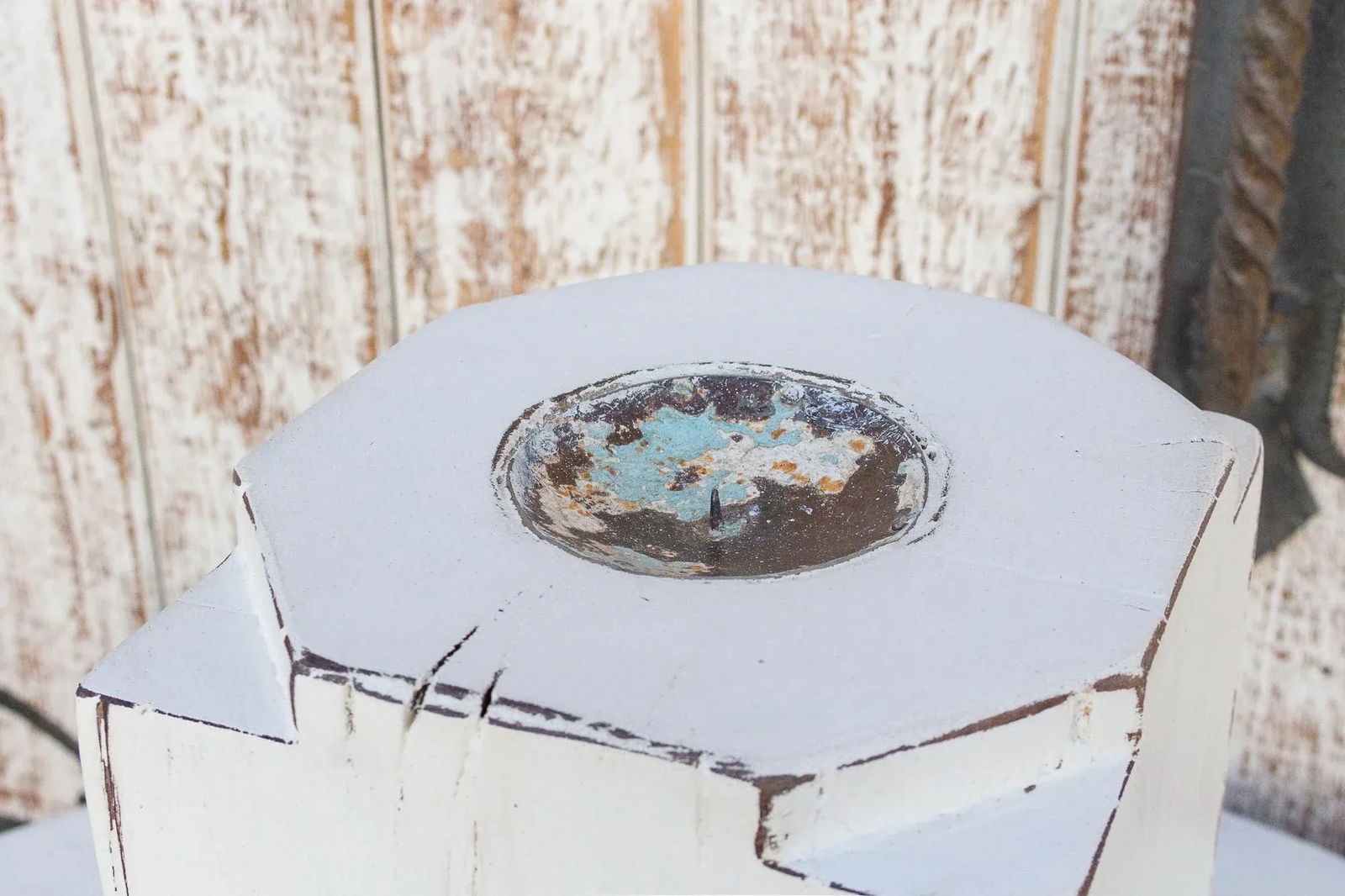 19th Century Reeded Column Candle Holder - 3