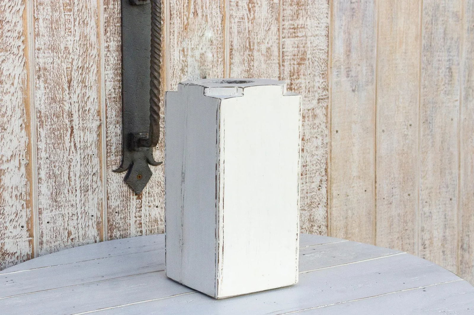 19th Century Reeded Column Candle Holder - 4