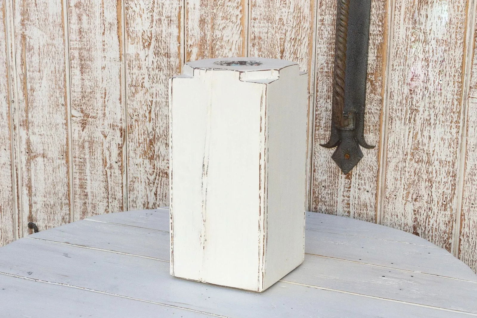 19th Century Reeded Column Candle Holder - 5