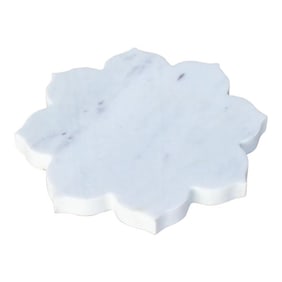 Savi Small Floral Marble Tray