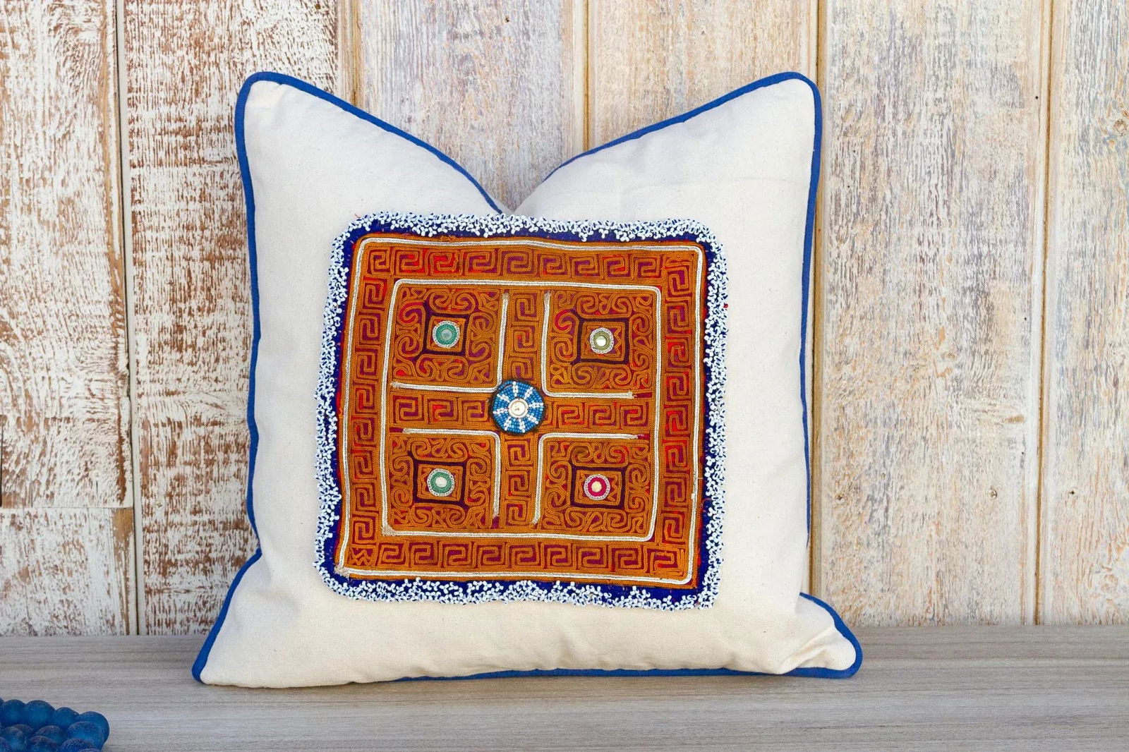Dhaval Vintage Boho Throw Pillow - 3