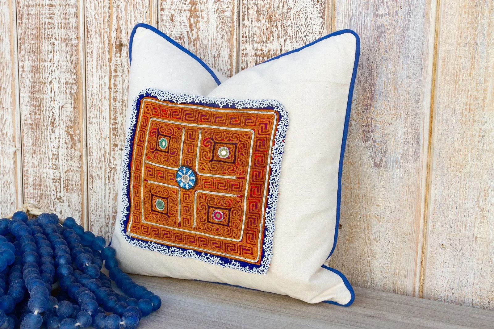 Dhaval Vintage Boho Throw Pillow - 6