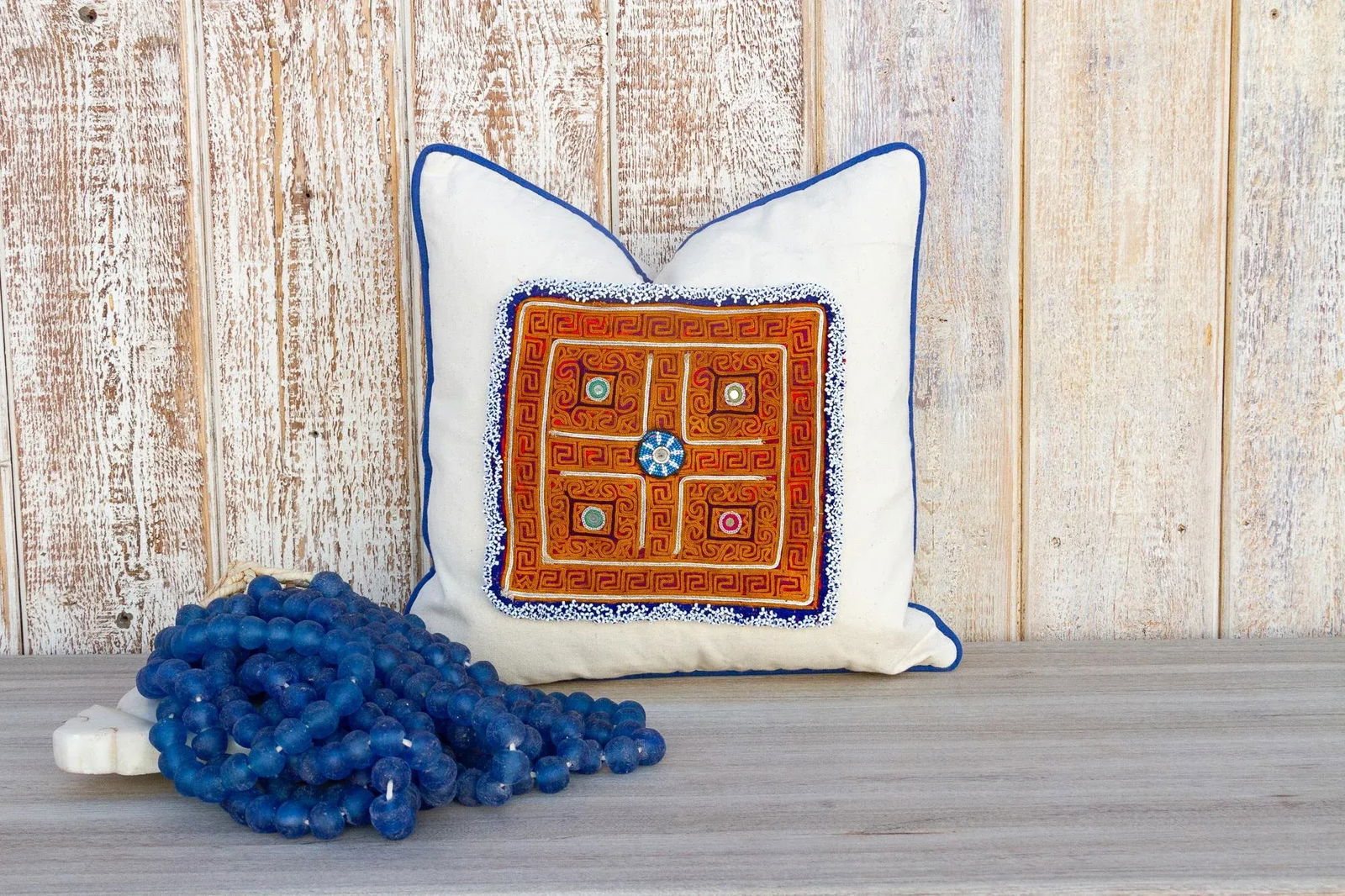 Dhaval Vintage Boho Throw Pillow - 9