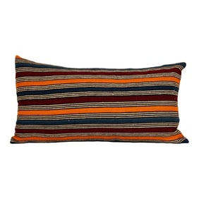 Striped Turkish Kilim Pillow Cover 16" X 30"