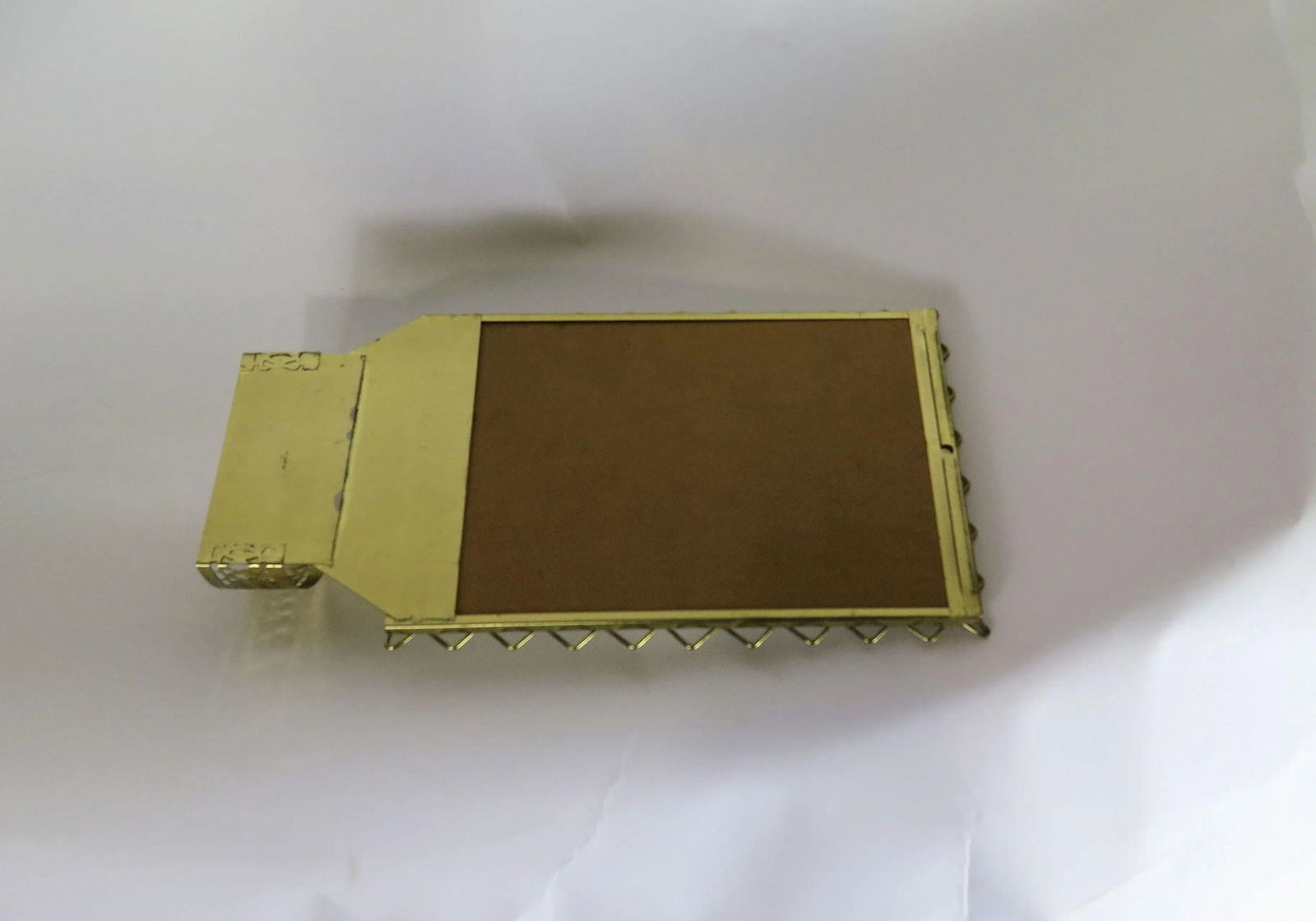 Vintage Zig-Zag Design Mirror with Plant Holder - 3