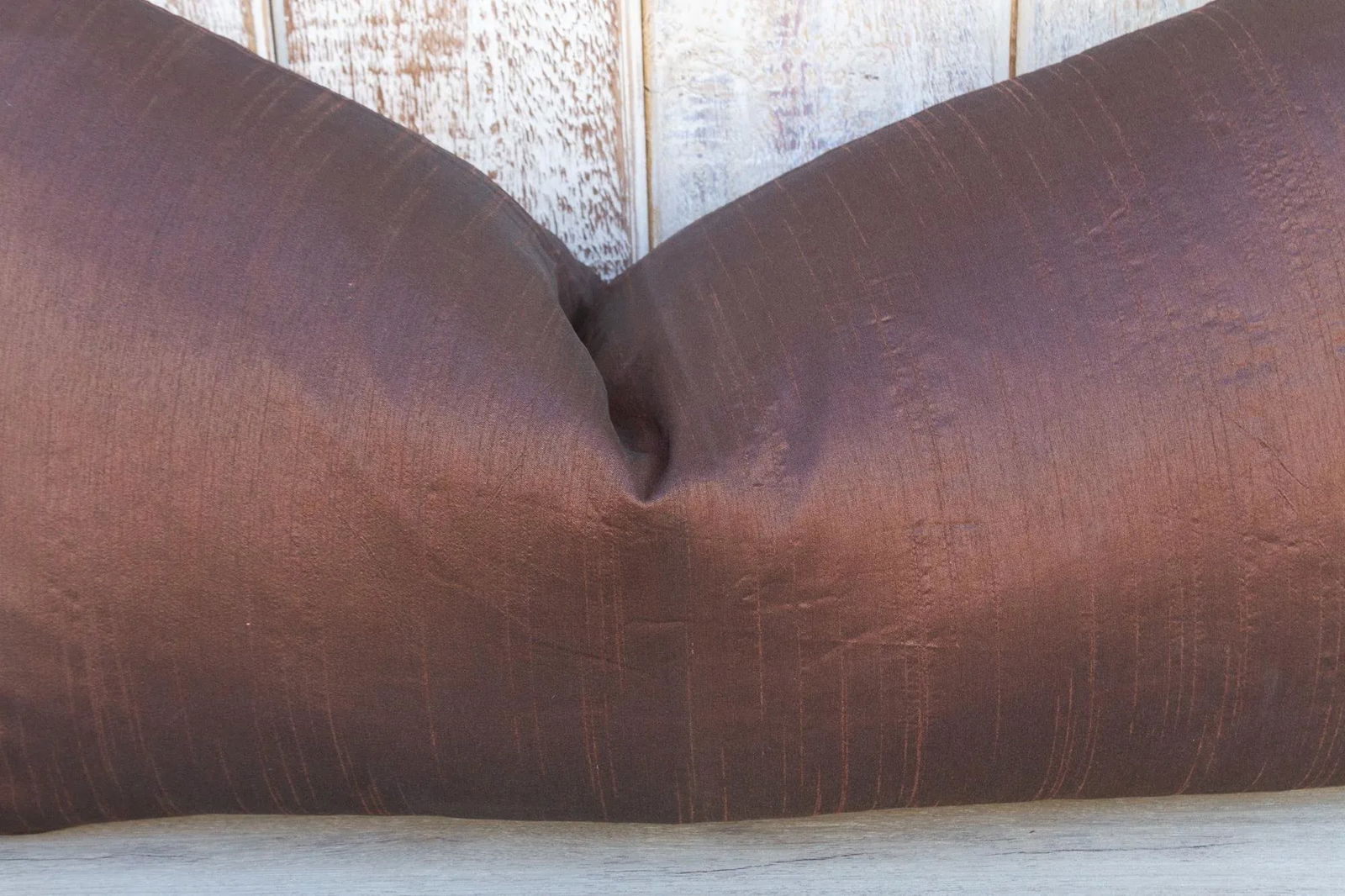 Vintage Lisha Large Festive Indian Silk Queen Lumbar Pillow Cover - 5