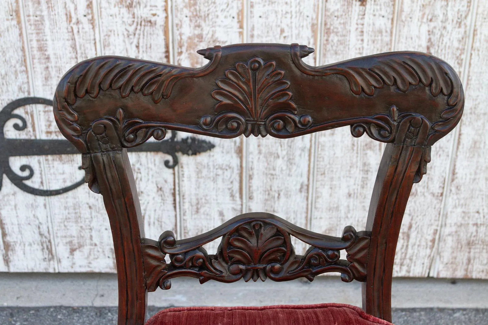 Carved Rosewood Anglo-Indian Chairs - Set of 4 - 10