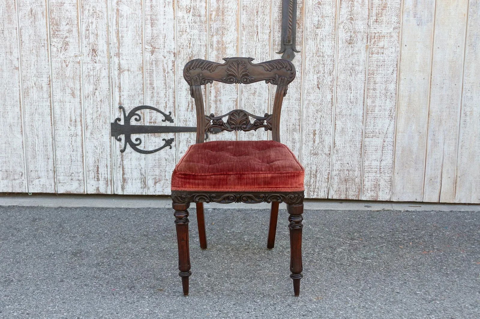 Carved Rosewood Anglo-Indian Chairs - Set of 4 - 9
