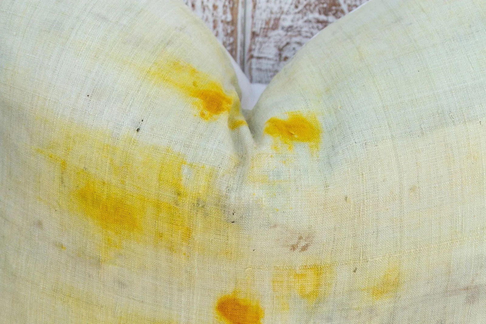 Vintage Birinchi Tie Dyed Organic Silk Lumbar Pillow - 6