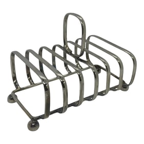Mid 20th Century Silver Plate Toast Rack