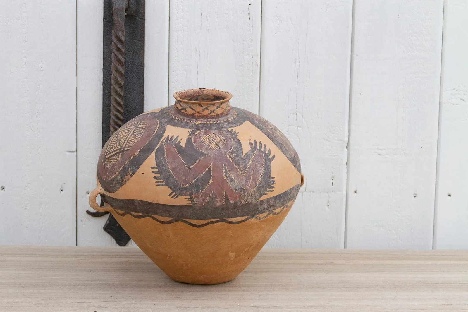 Antique Neolithic Style Chinese Terracotta Pot - 11