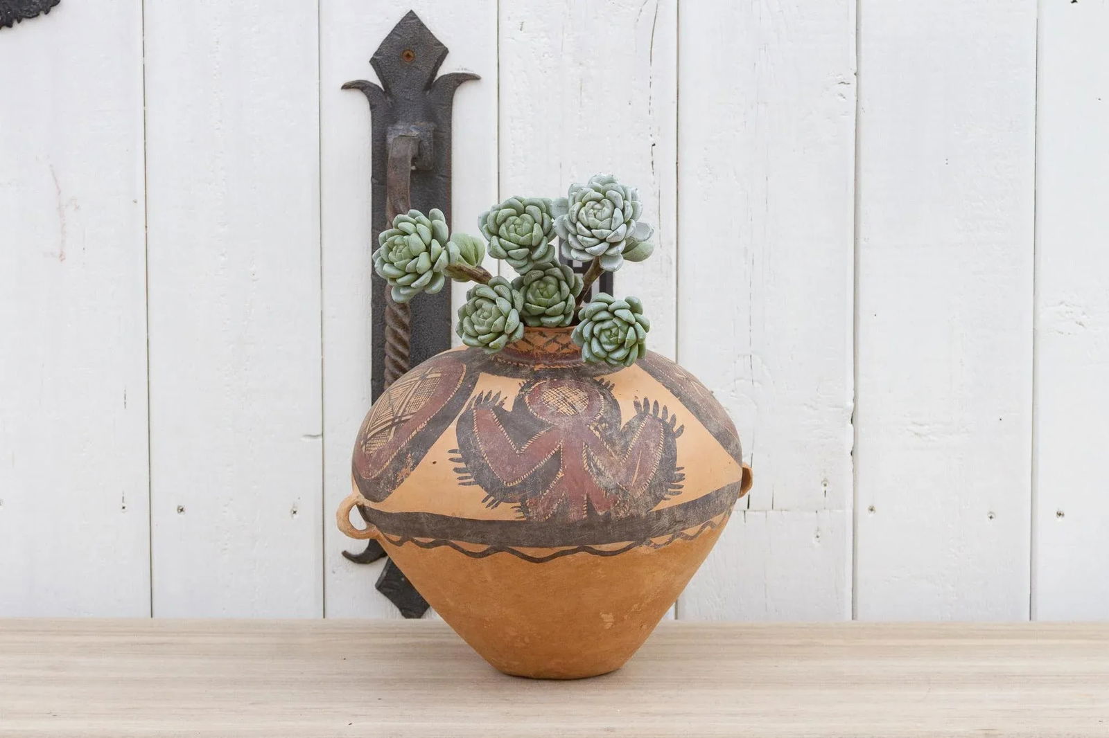 Antique Neolithic Style Chinese Terracotta Pot - 2