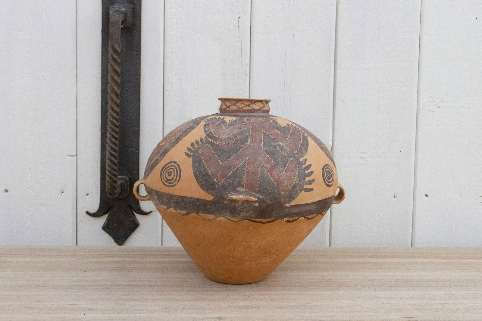 Antique Neolithic Style Chinese Terracotta Pot - 7