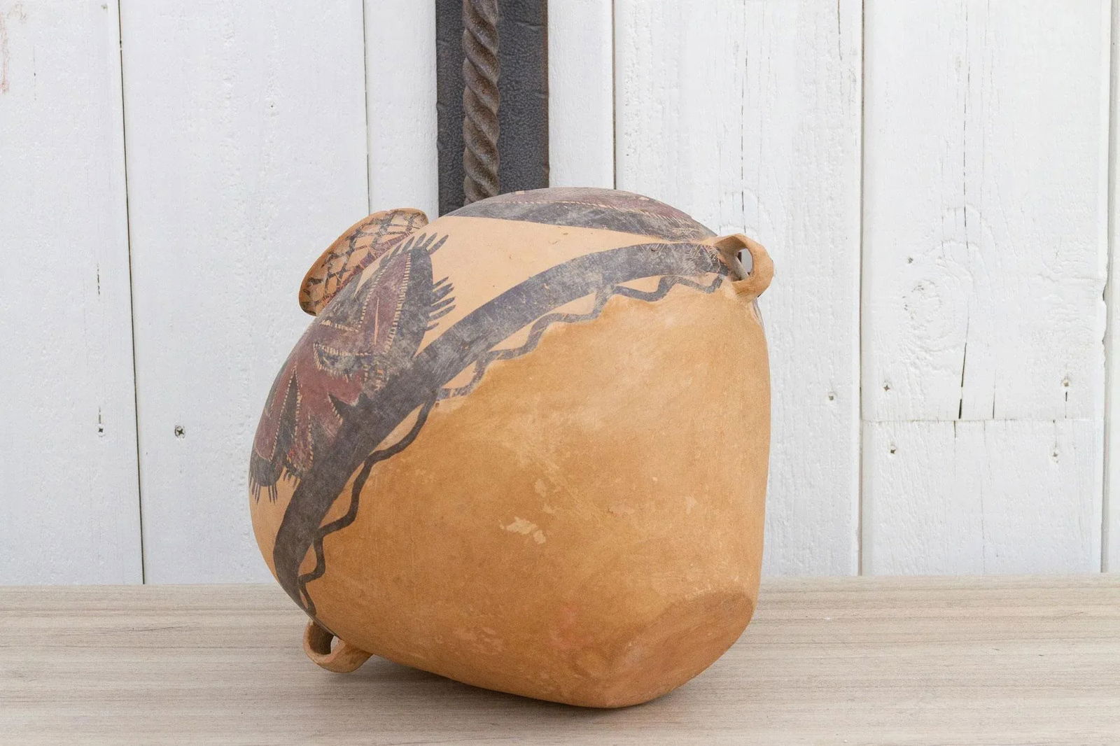 Antique Neolithic Style Chinese Terracotta Pot - 8