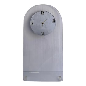 1970s Mid-Century Modern Lucite Wall Clock
