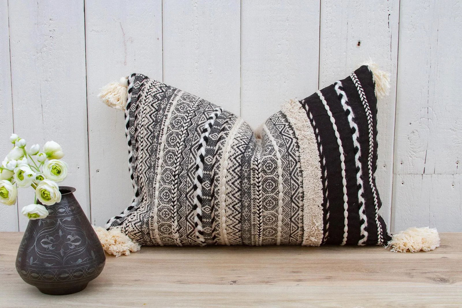 Ladakh Nomadic Moroccan Lumbar Pillow - 8