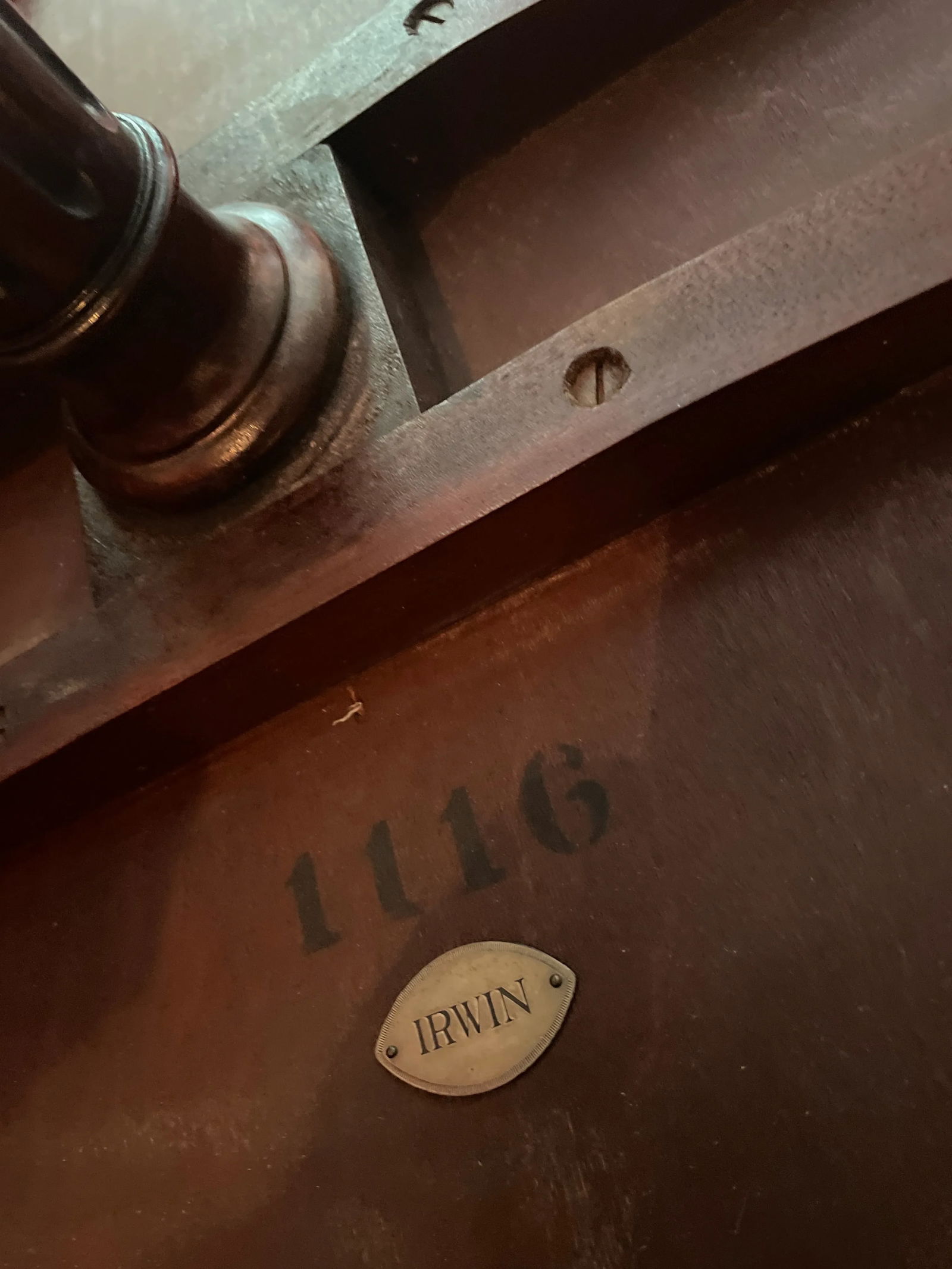 Irwin Furniture Company Dumb Waiter Mahogany Three Tier Silent Butler With Claw Feet - 7