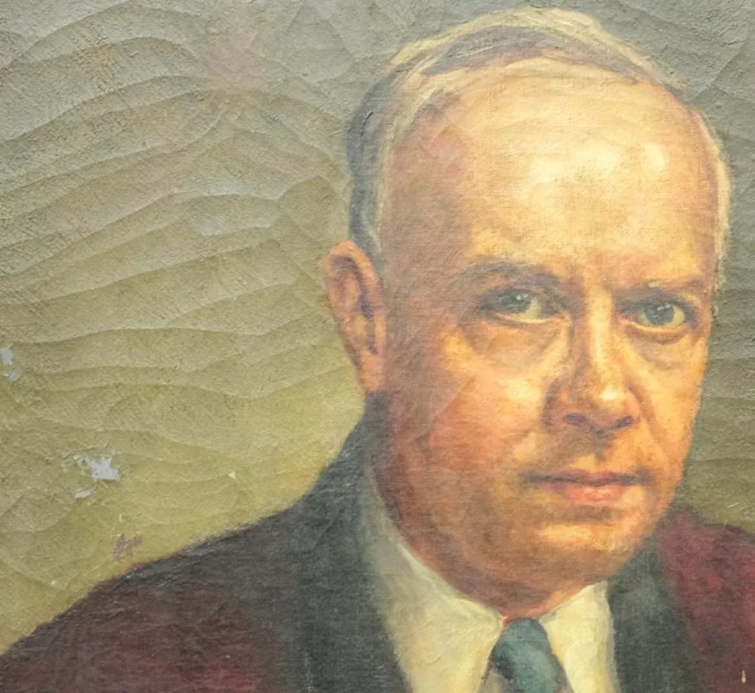 20th Century American School Portrait Painting of a Gentleman - 6