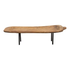 Antique Naga Wooden Trough Table
