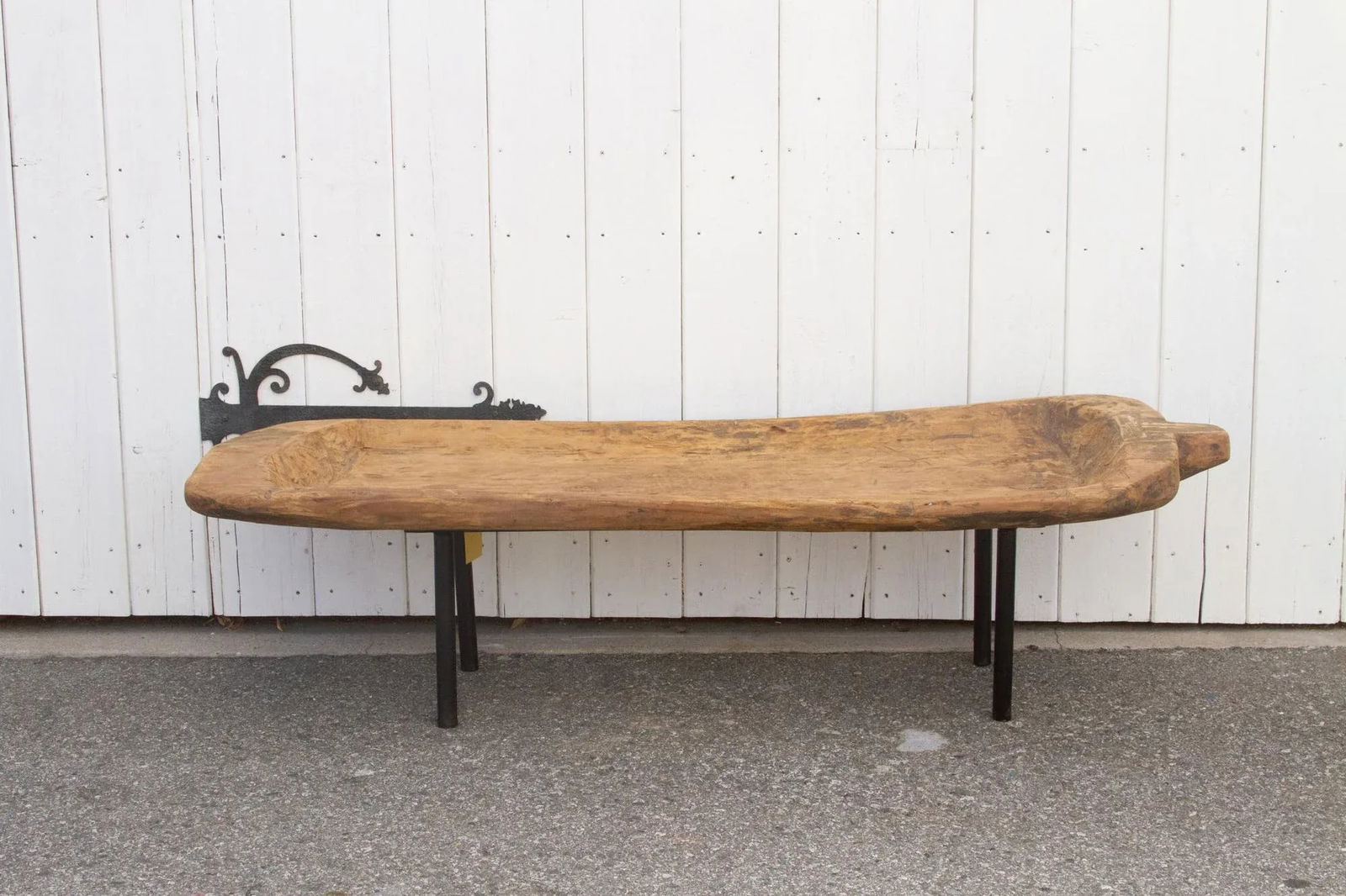 Antique Naga Wooden Trough Table - 4