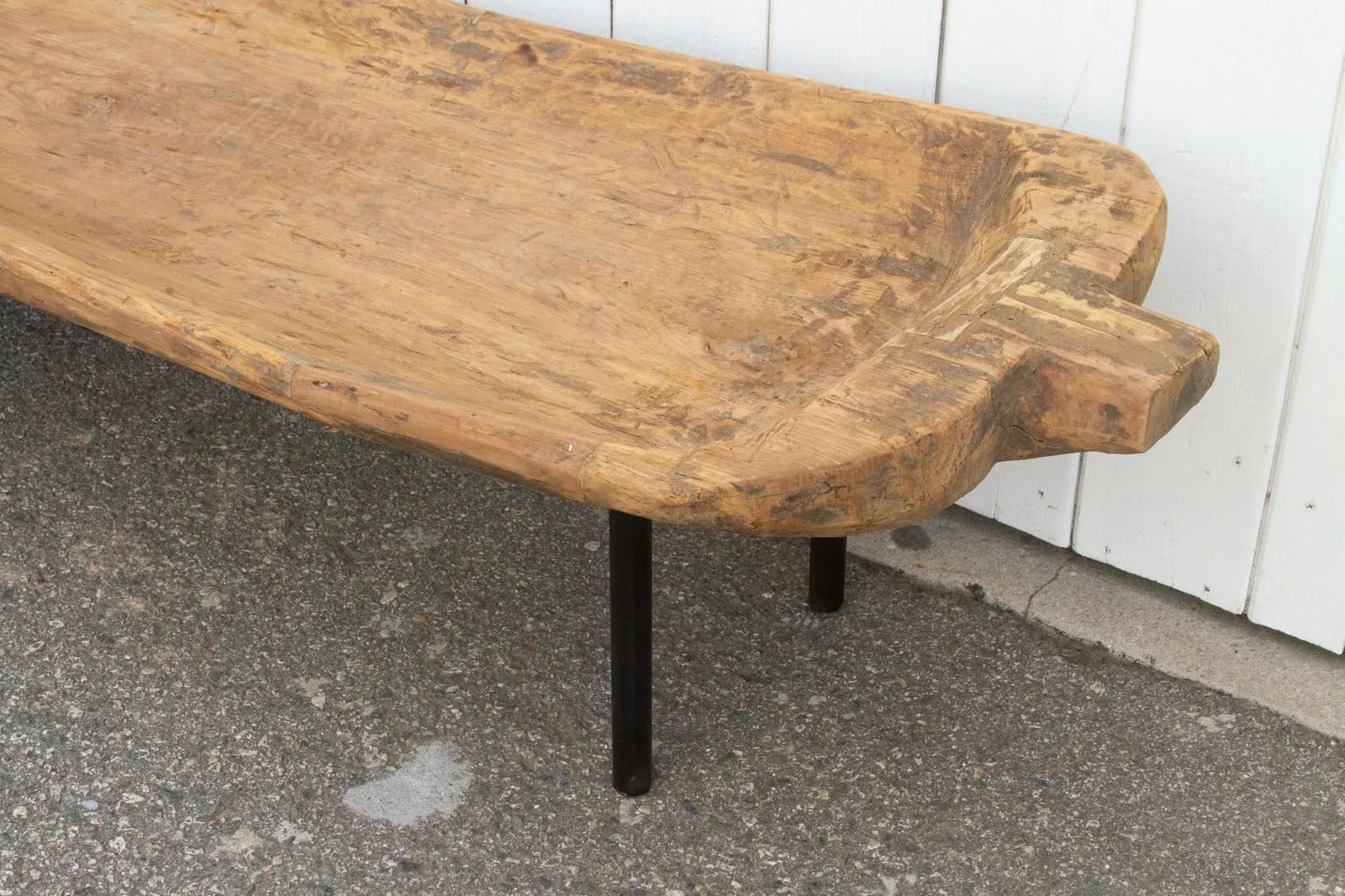 Antique Naga Wooden Trough Table - 5