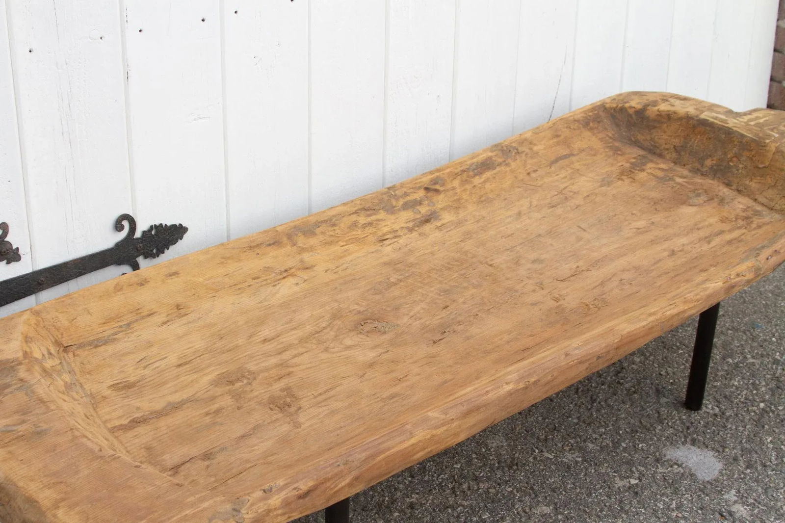 Antique Naga Wooden Trough Table - 9