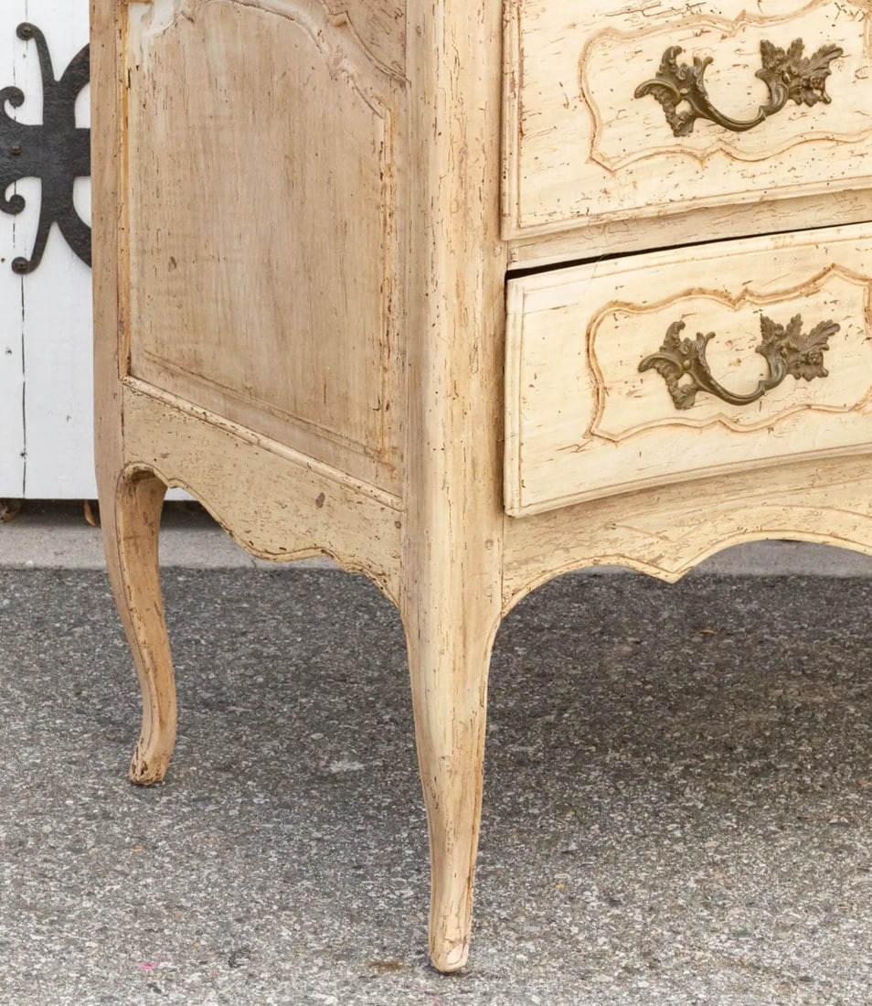 Antique Farmhouse French Bleached Dresser - 8