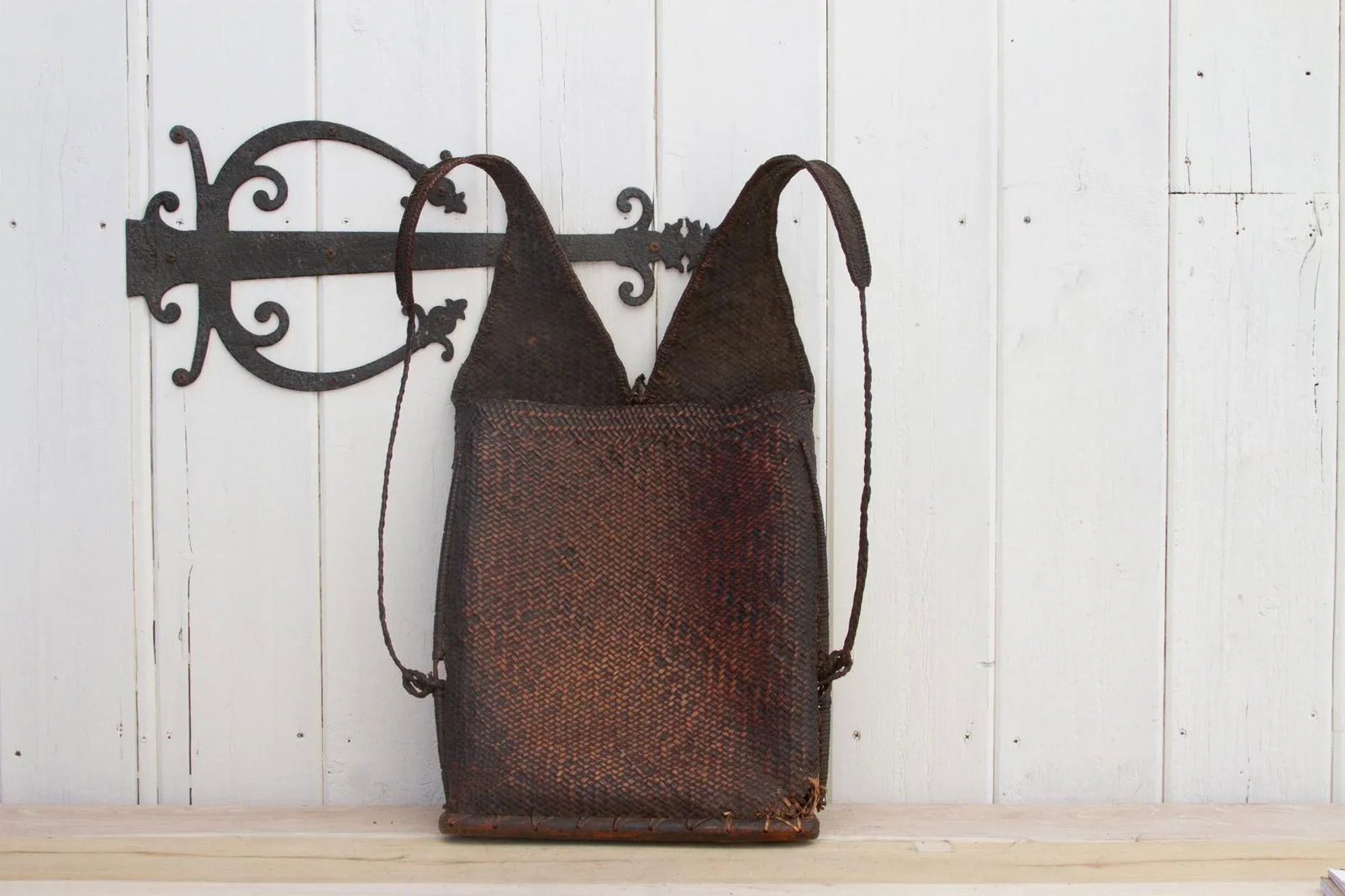 Dark Brown Antique Naga Backpack - 4