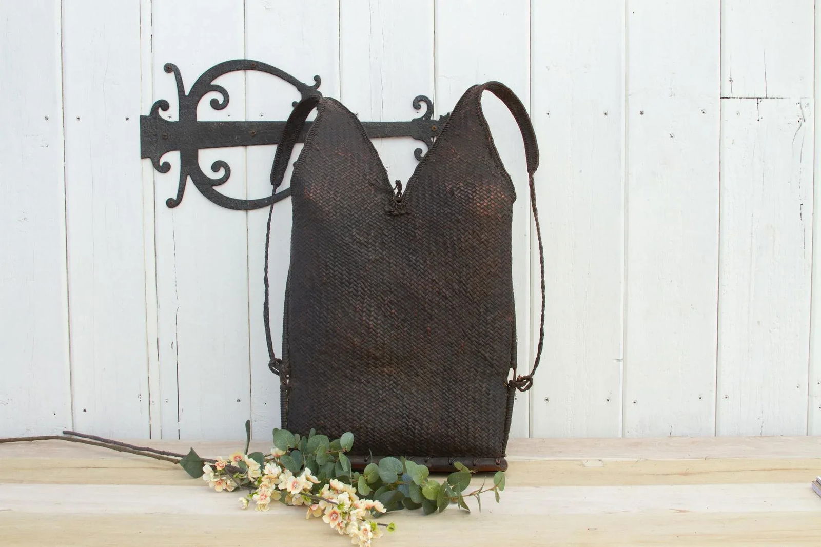 Dark Brown Antique Naga Backpack - 7