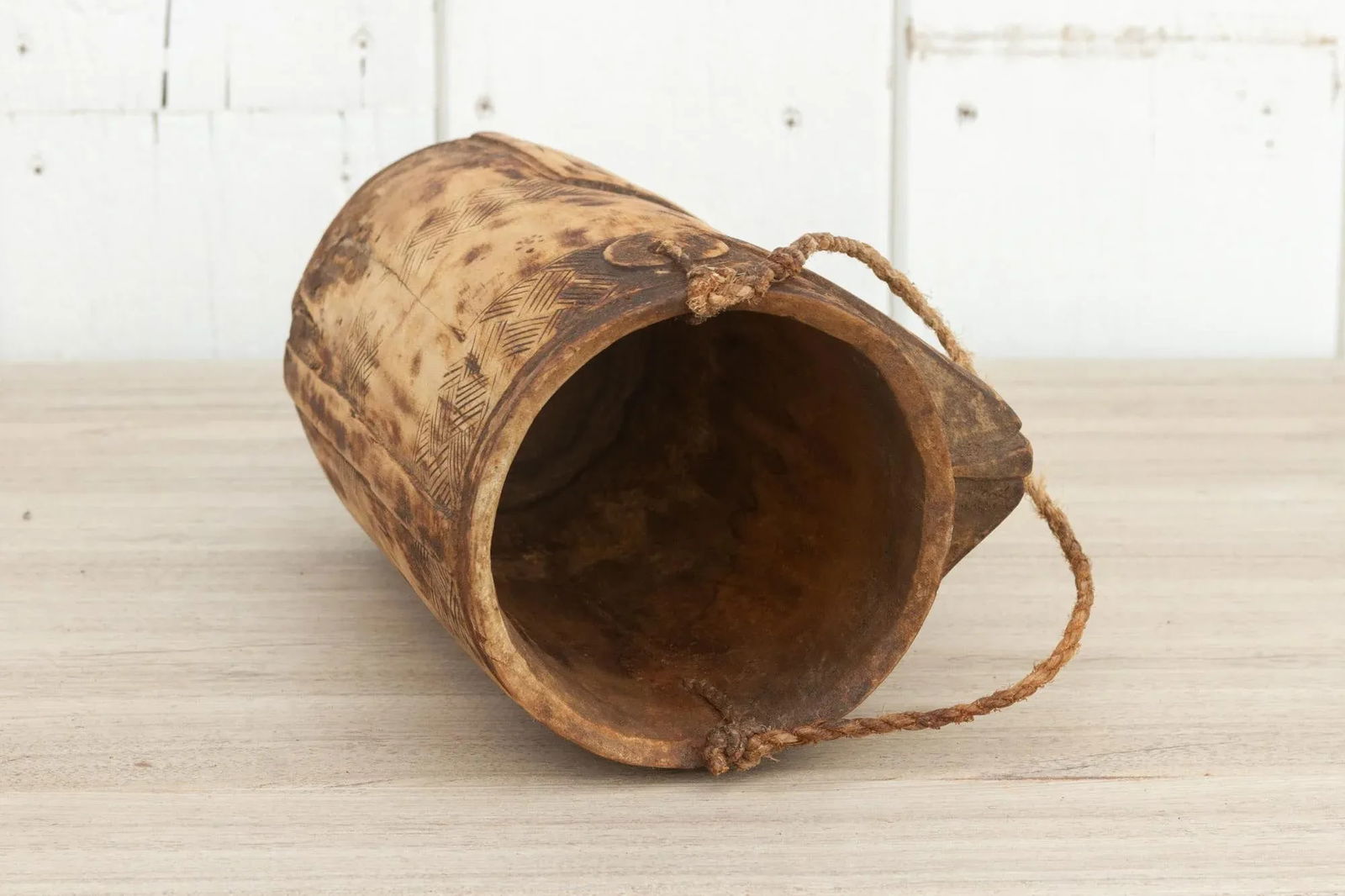 Hand-Carved Naga Milk Pot-Konyak - 6