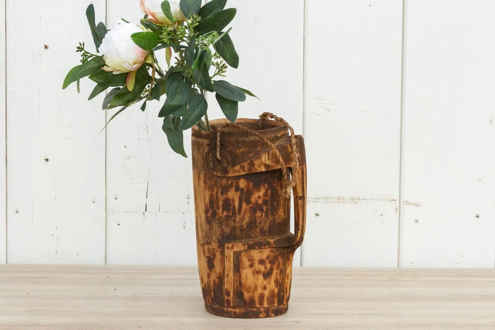 Hand-Carved Naga Milk Pot-Konyak - 8