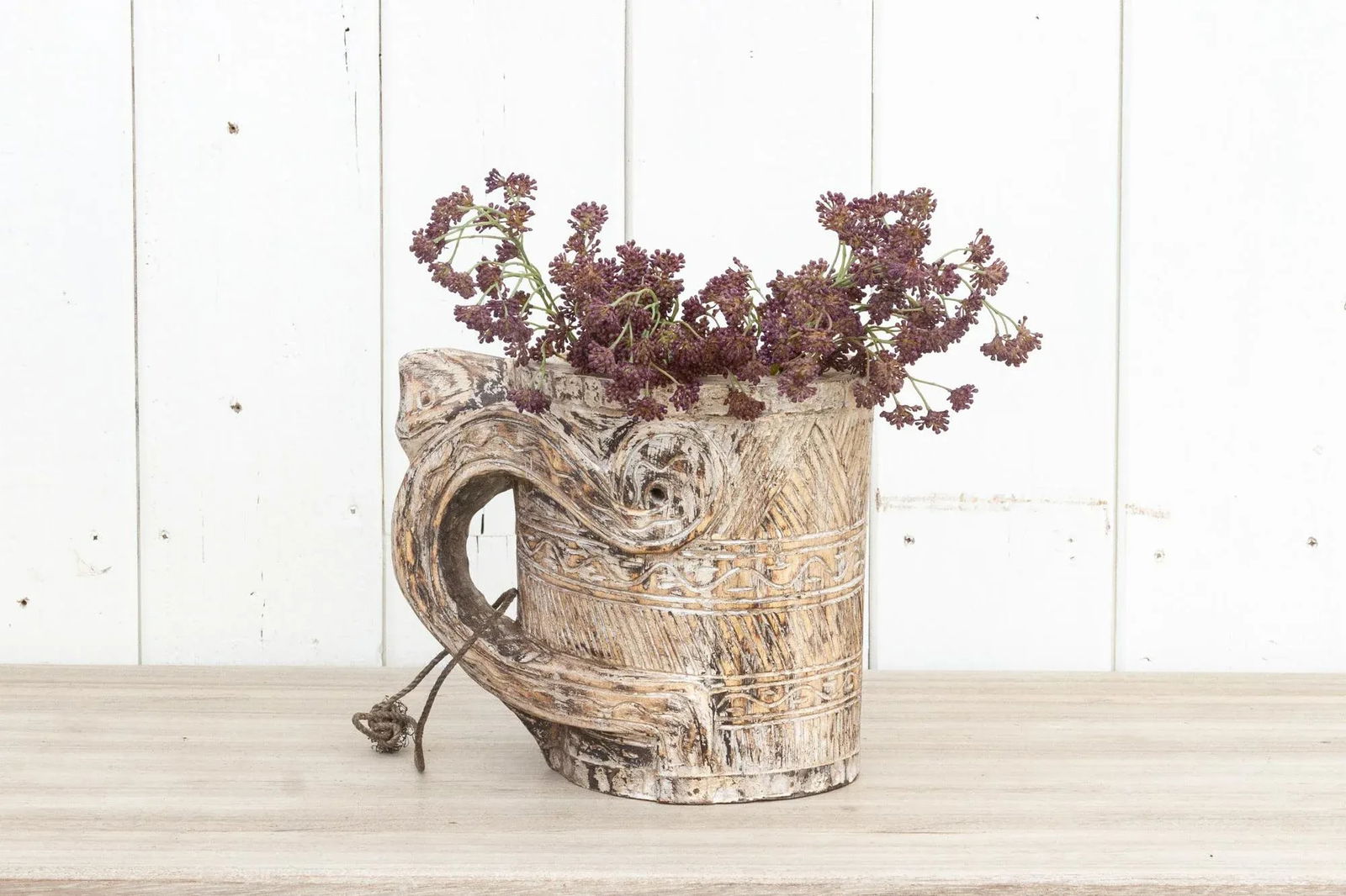 Hand-Carved Naga Milk Pot-Moyon - 2