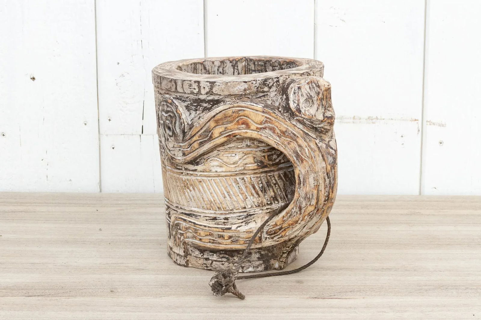 Hand-Carved Naga Milk Pot-Moyon - 4