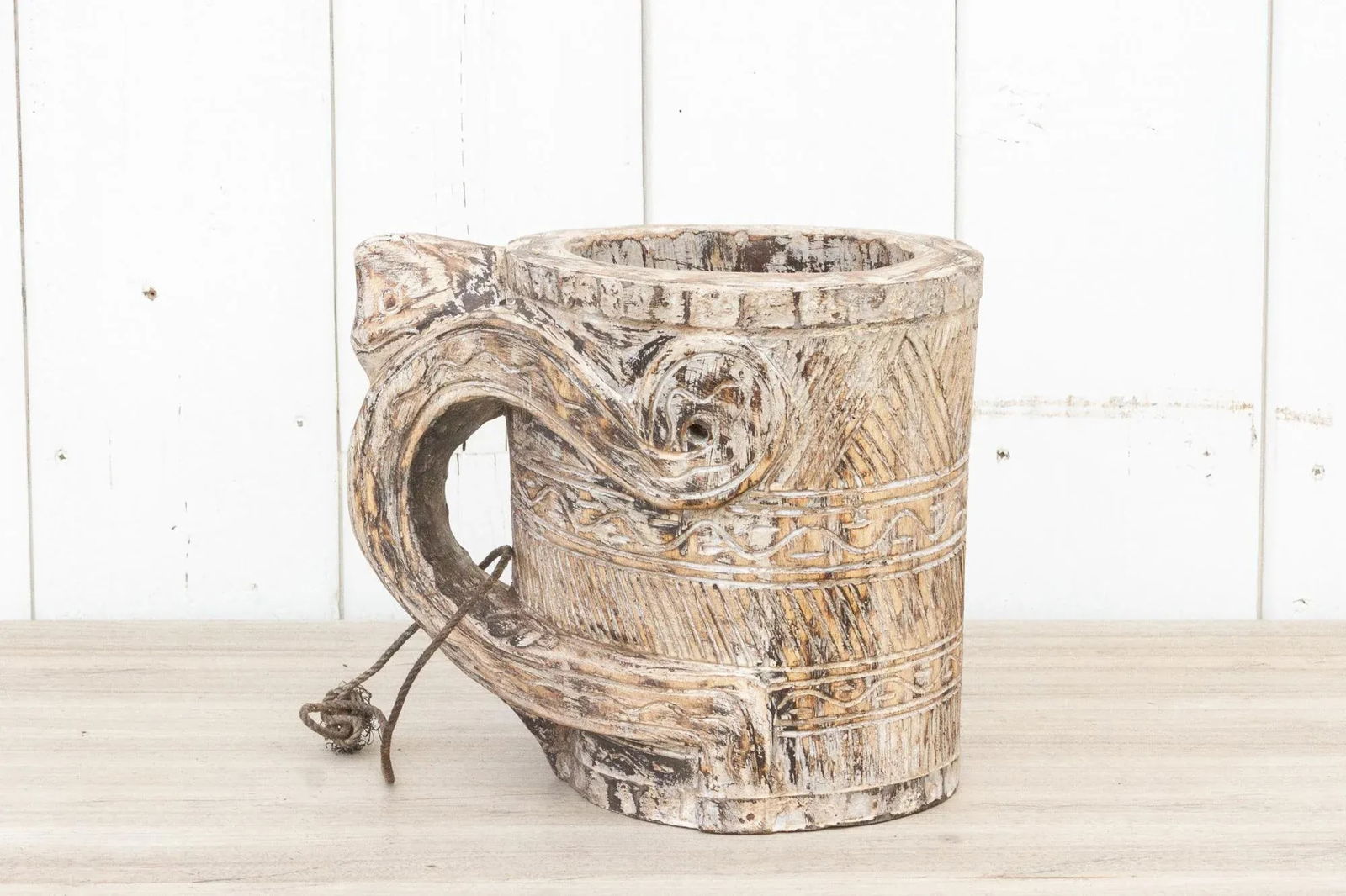 Hand-Carved Naga Milk Pot-Moyon - 8