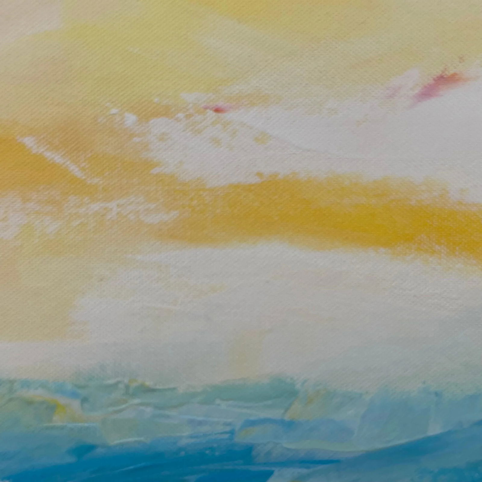 Serene Abstract Impressionist Seascape Landscape by Contemporary British Artist, 2022 - 5