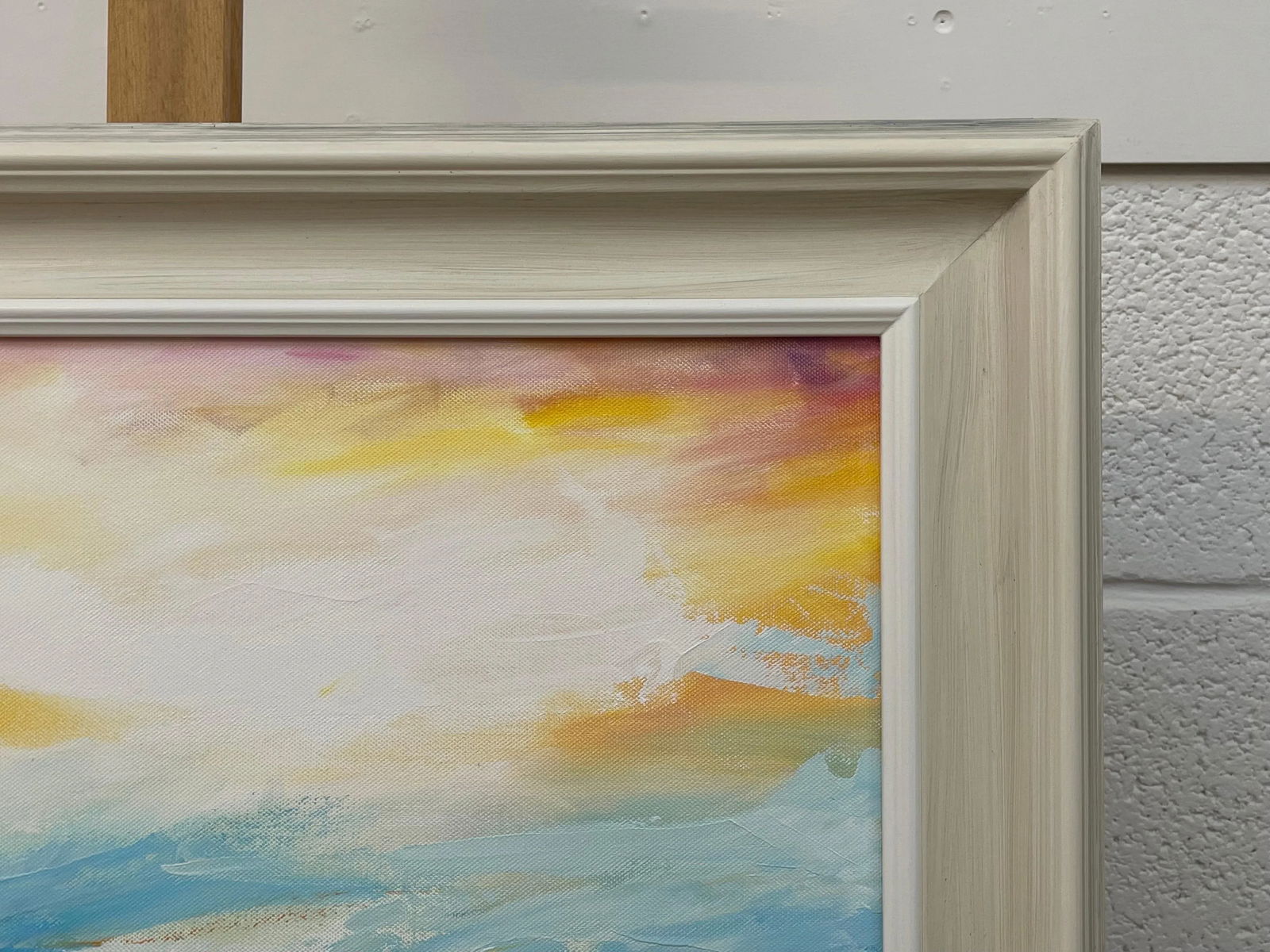 Serene Abstract Impressionist Seascape Landscape by Contemporary British Artist, 2022 - 9