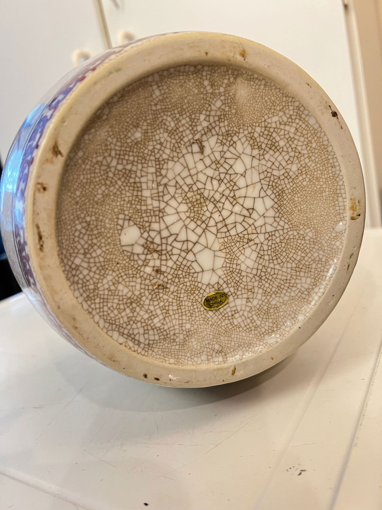 20th Century Asian Ceramic Water Well Bucket Vase/Planter - 10