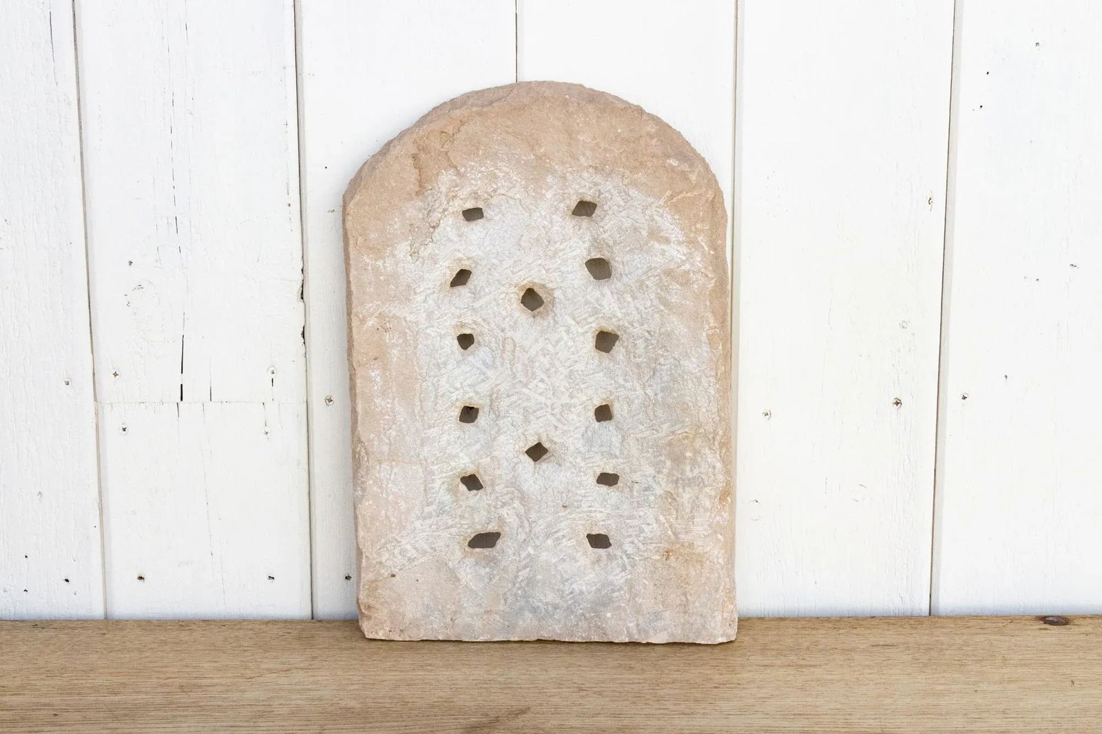 19th Cenutry Arch Top Stone Jali Window - 5