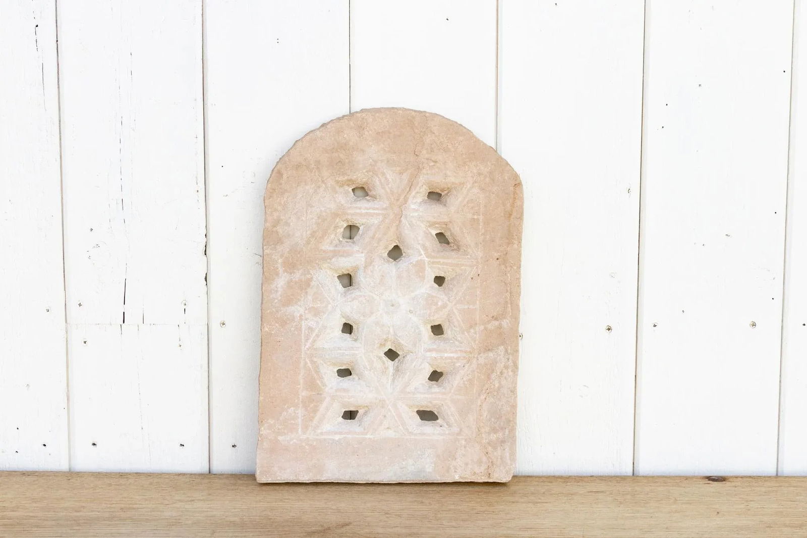 19th Cenutry Arch Top Stone Jali Window - 9