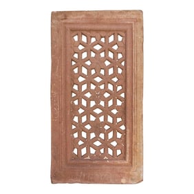 Indian Carved Sandstone Jali Window