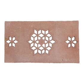 Lotus Medalion Sandstone Window Panel