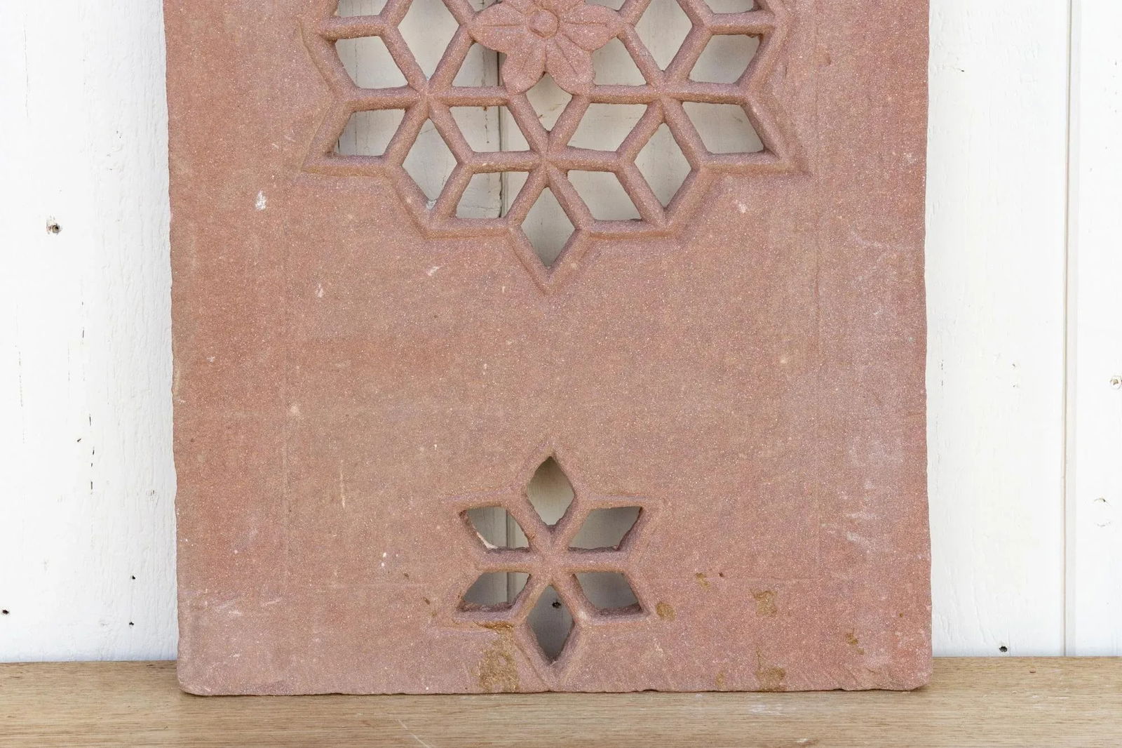 Lotus Medalion Sandstone Window Panel - 3