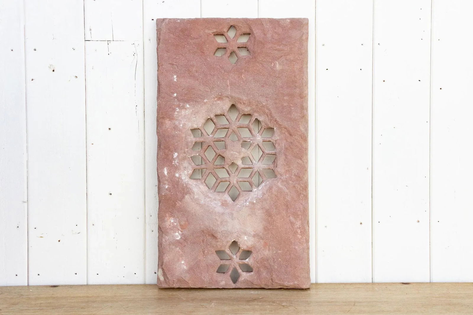Lotus Medalion Sandstone Window Panel - 6