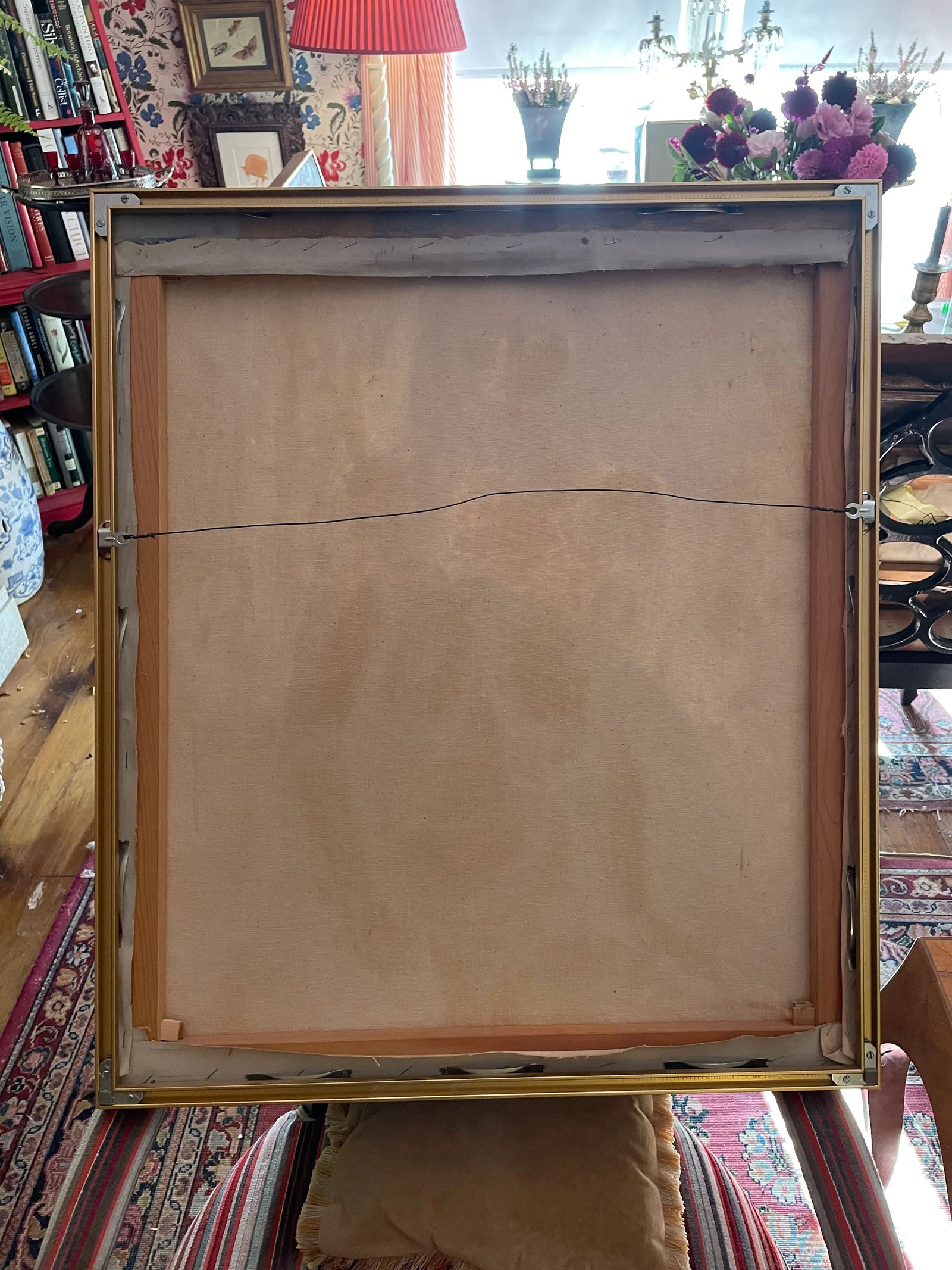 1972 Oil Painting Expressionist Portrait of a Seated Nude Woman - 3