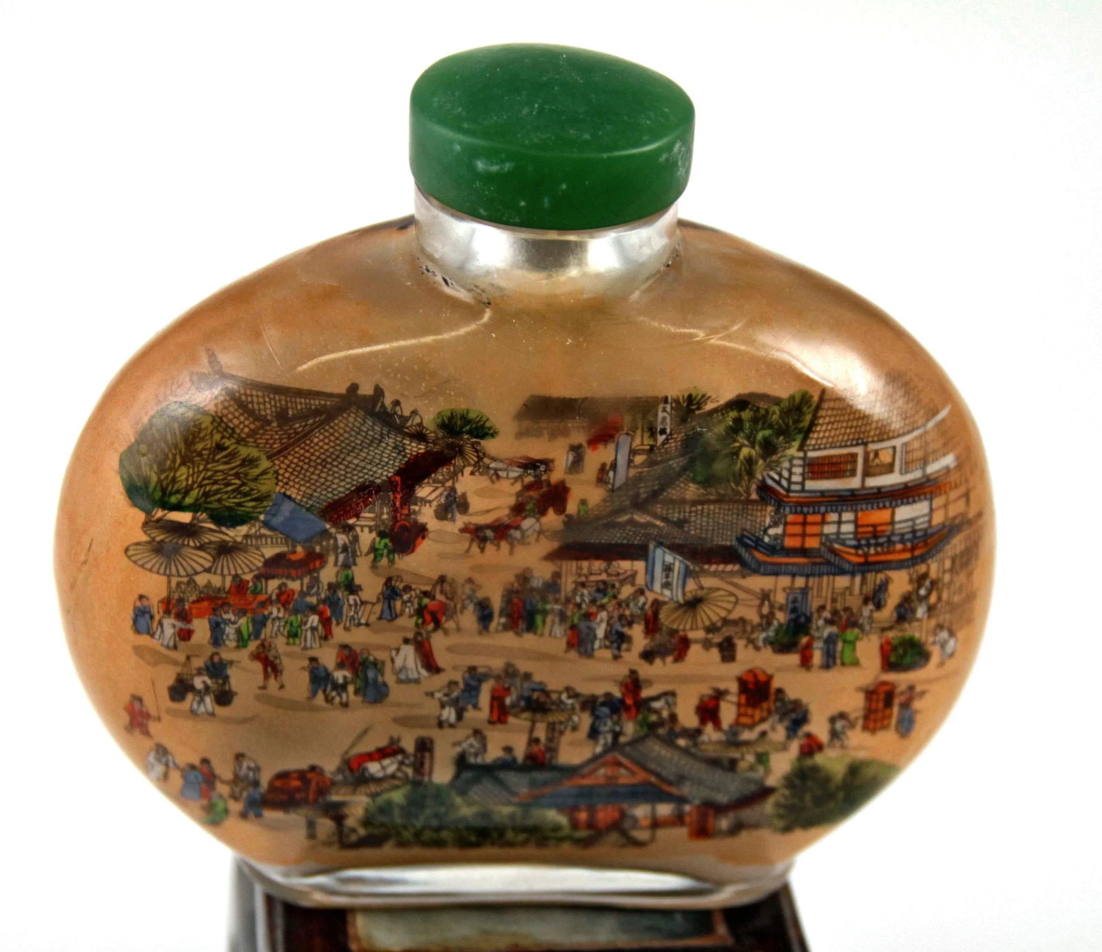 Crystal Chinese Snuff Bottle - 2