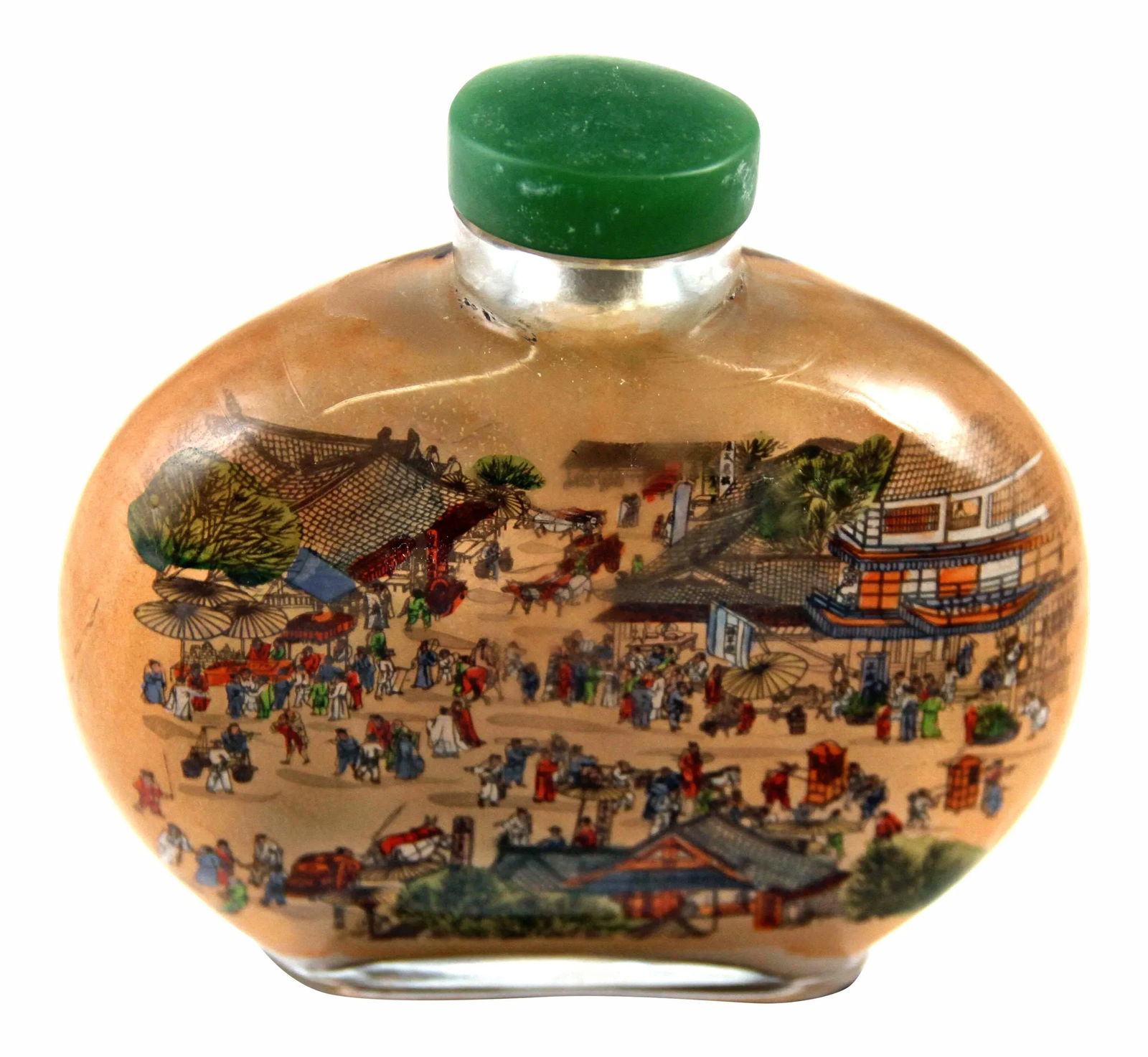 Crystal Chinese Snuff Bottle - 9